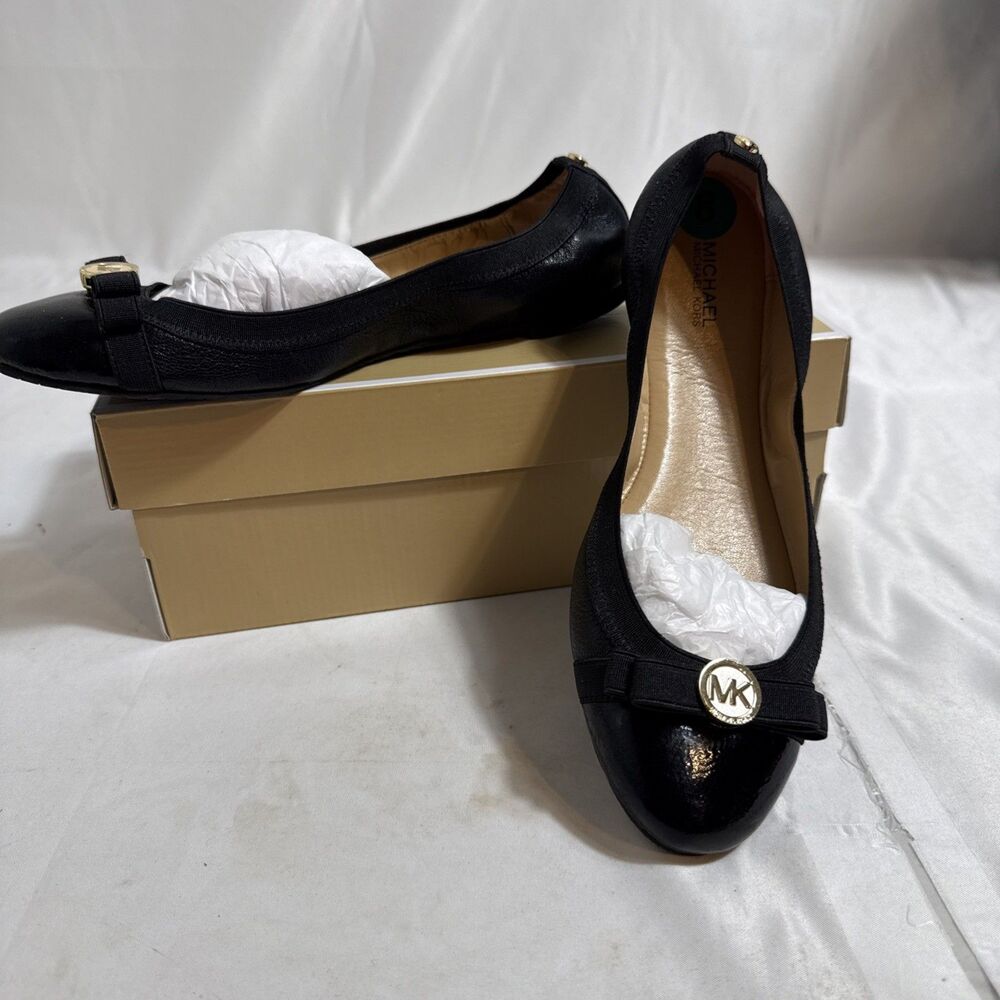 Michael Kors Dixie Ballet Shoes Womens 8M Black